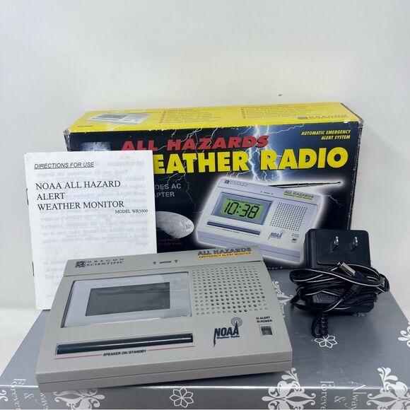 Oregon Scientific WR-3000 All Hazards Emergency Alert Monitor Weather Radio NOAA - Picture 2 of 6